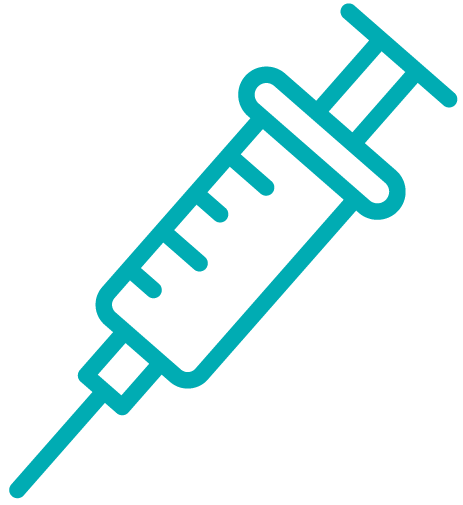 Syringe Icon blue